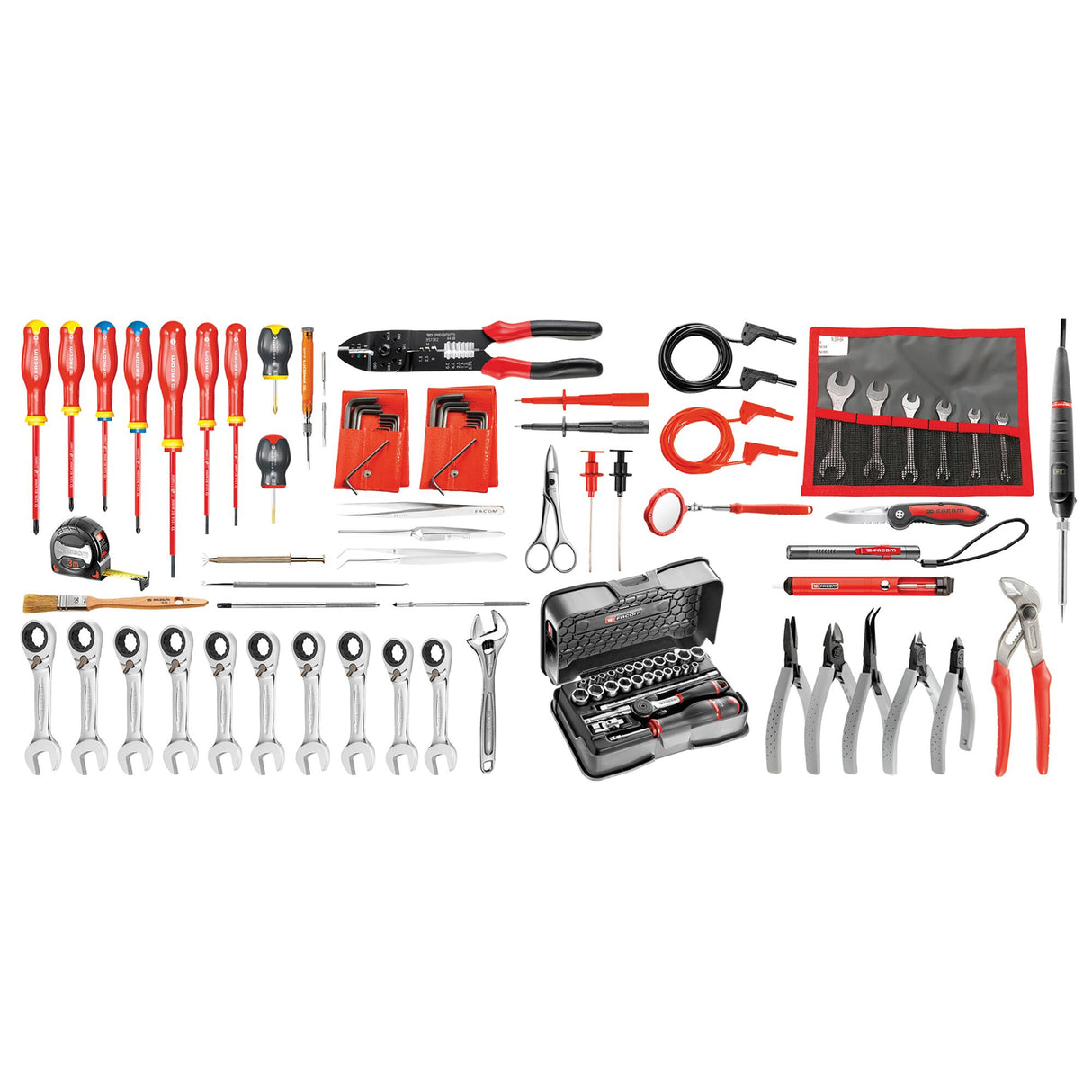 Set voor de elektricien 101 stuks - koffer