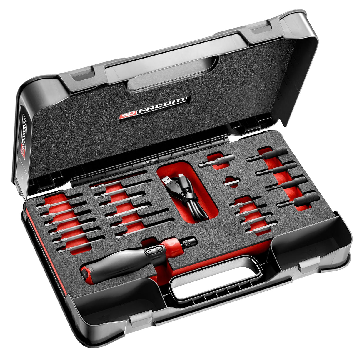 E-PROTWIST SCHROEVENDRAAIER 4V 23 DELIGE SET MET 50 MM BIT MET GROEF IN KOFFER