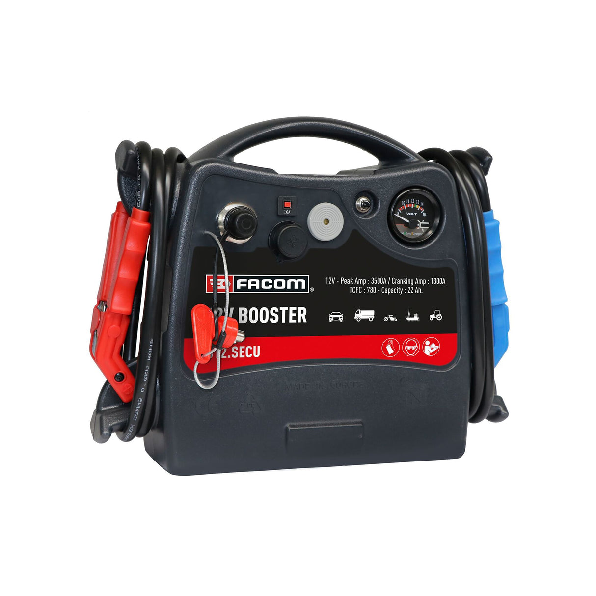 Startbooster 12 Volt voor intensief gebruik