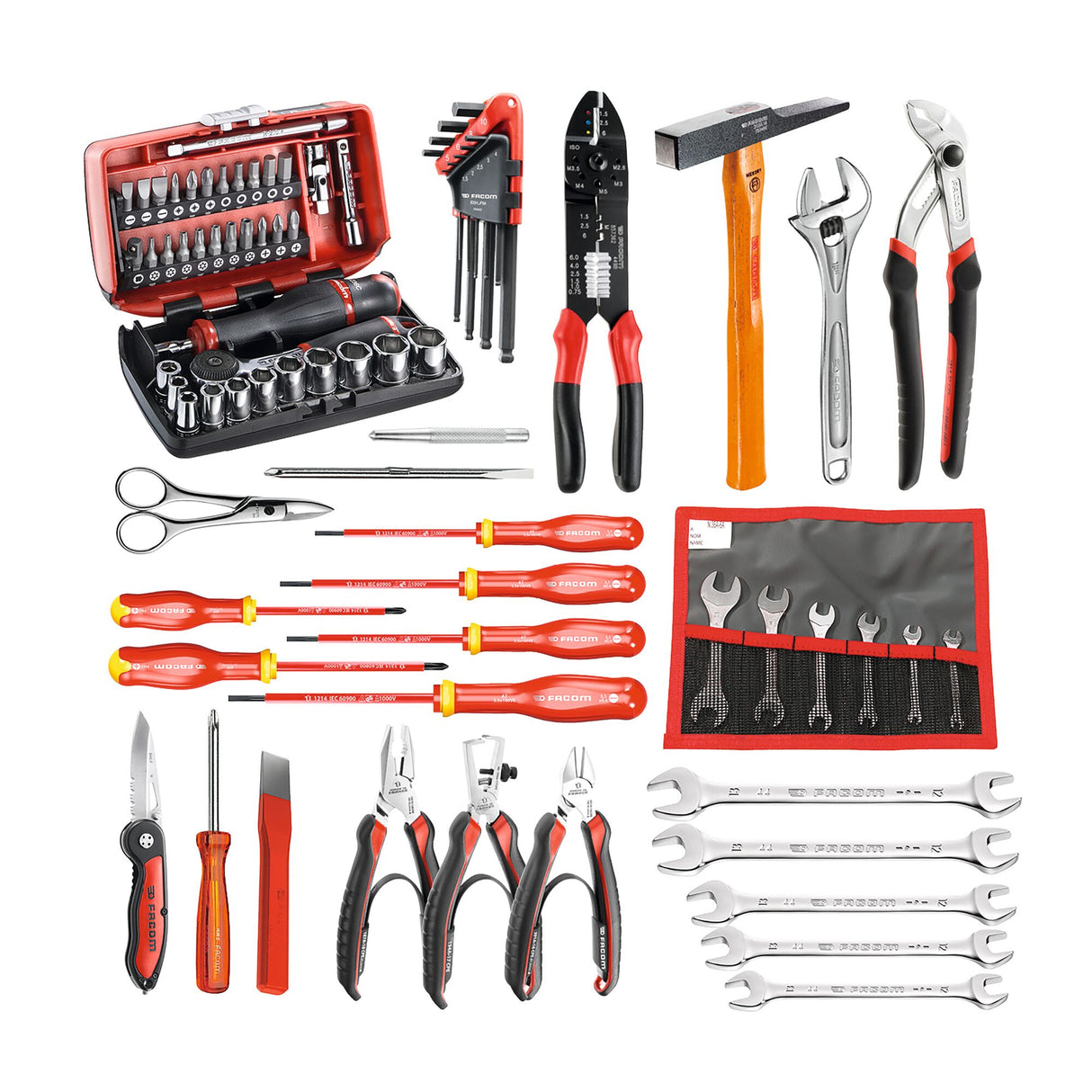 Set voor elektronica met 39 stuks gereedschap