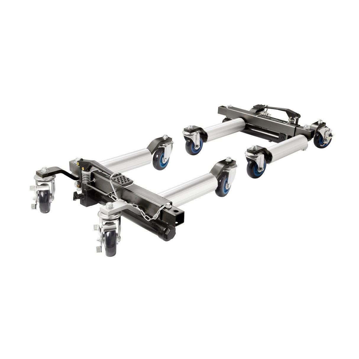 Hydraulische krik onder wiel