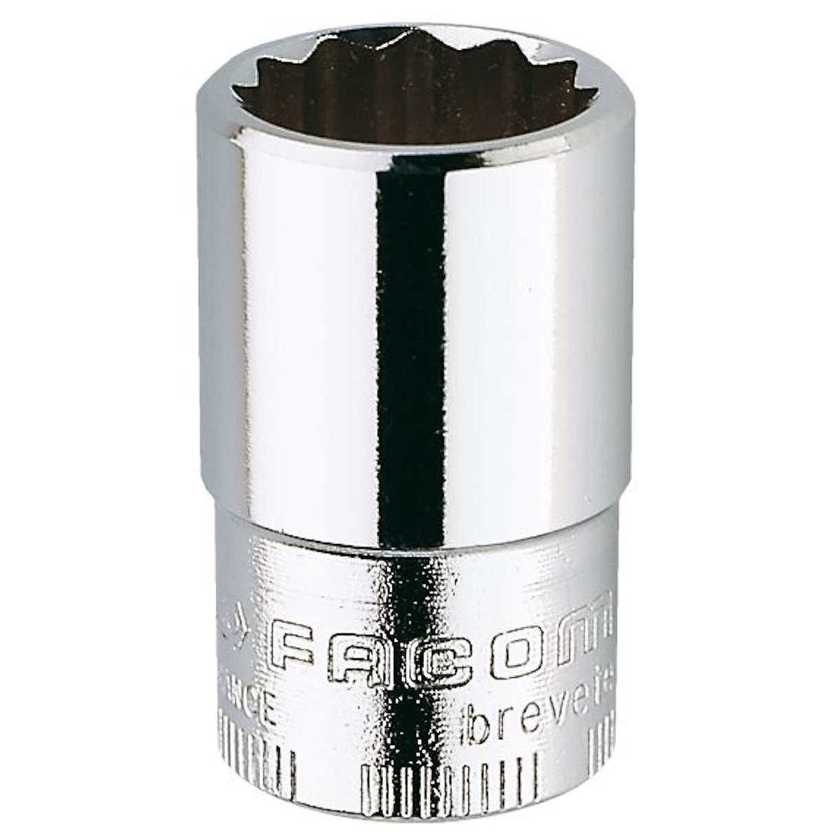 JB - Doppen 3/8" 12-kant, dunwanding, inch-maten