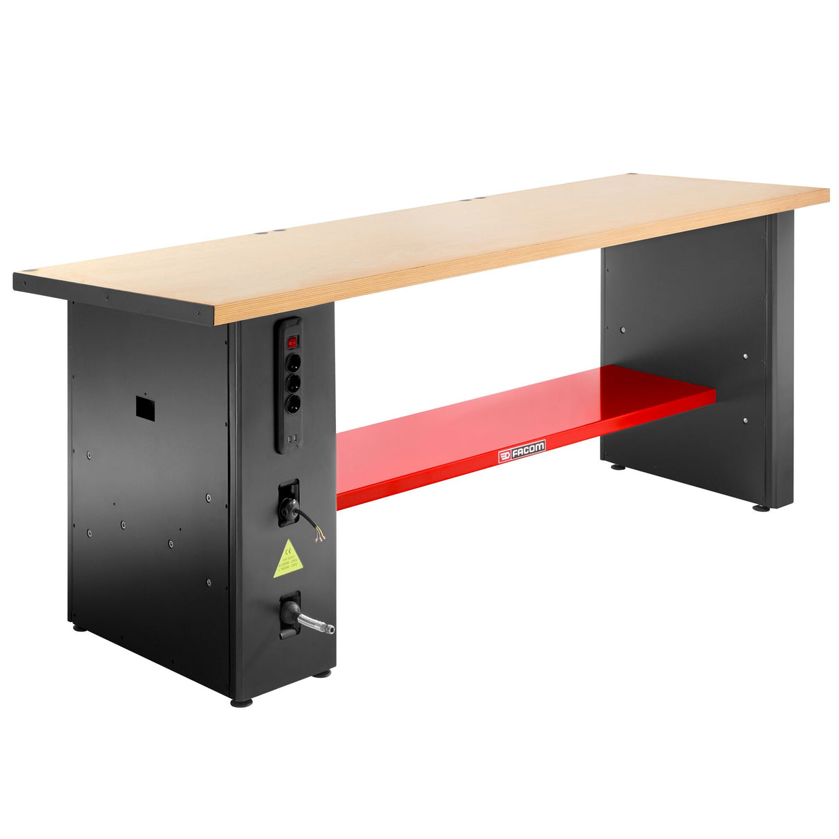Steun Met Stopcontacten En Luchtslang 850 Mm Hoogte