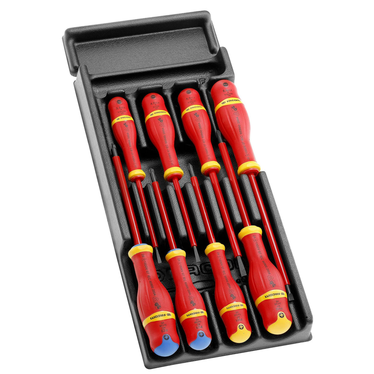 Module van 8 geïsoleerde PROTWIST® schroevendraaiers - 1000 Volt