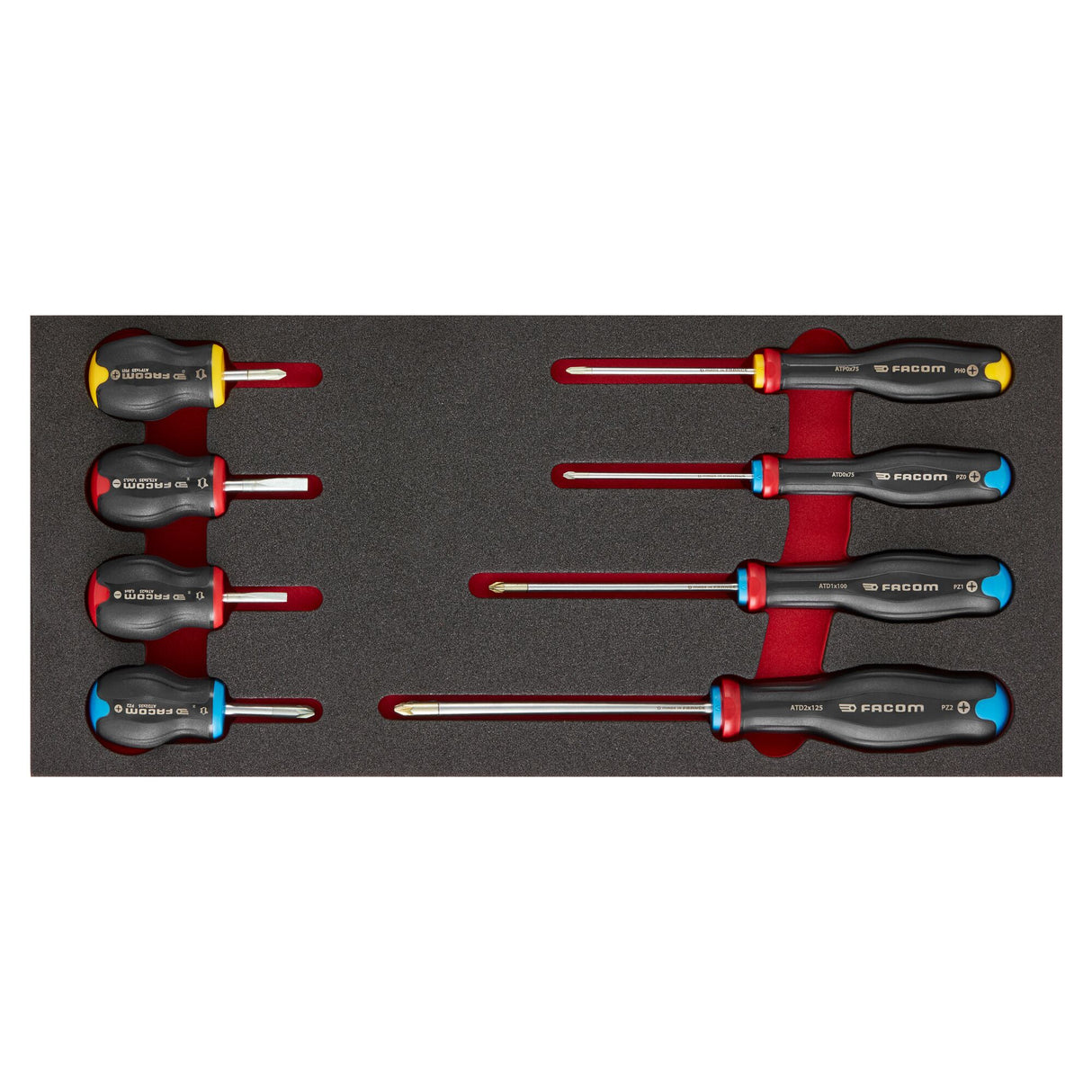 Module van foam met 8 Protwist® schroevendraaiers