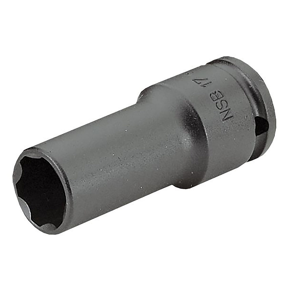 NSB - Impact-doppen 1/2" 6-kant lang, dunwandig, metrische maten
