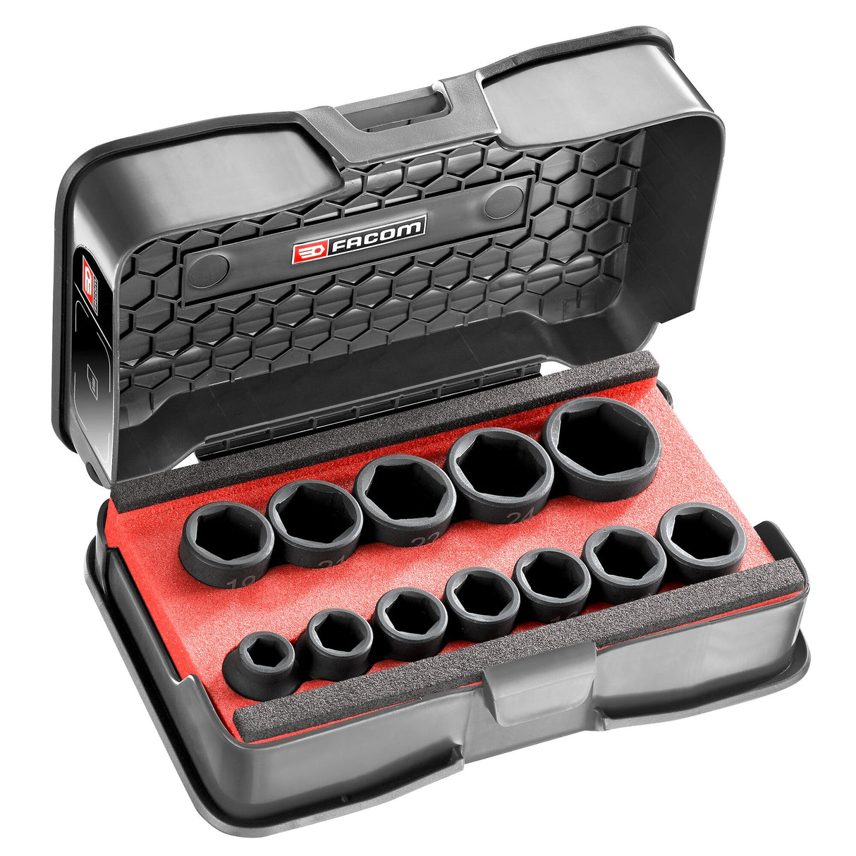 STUBBY IMPACT DOPPEN 1/2" 6-KANT METRISCHE MATEN
