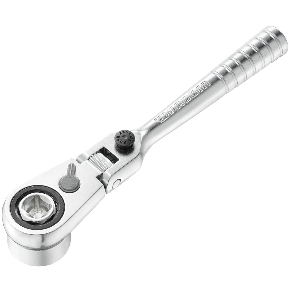 1/4 `` ultra compacte 180 ° flexibele ratelkop voor 1/4"doppenserie HX