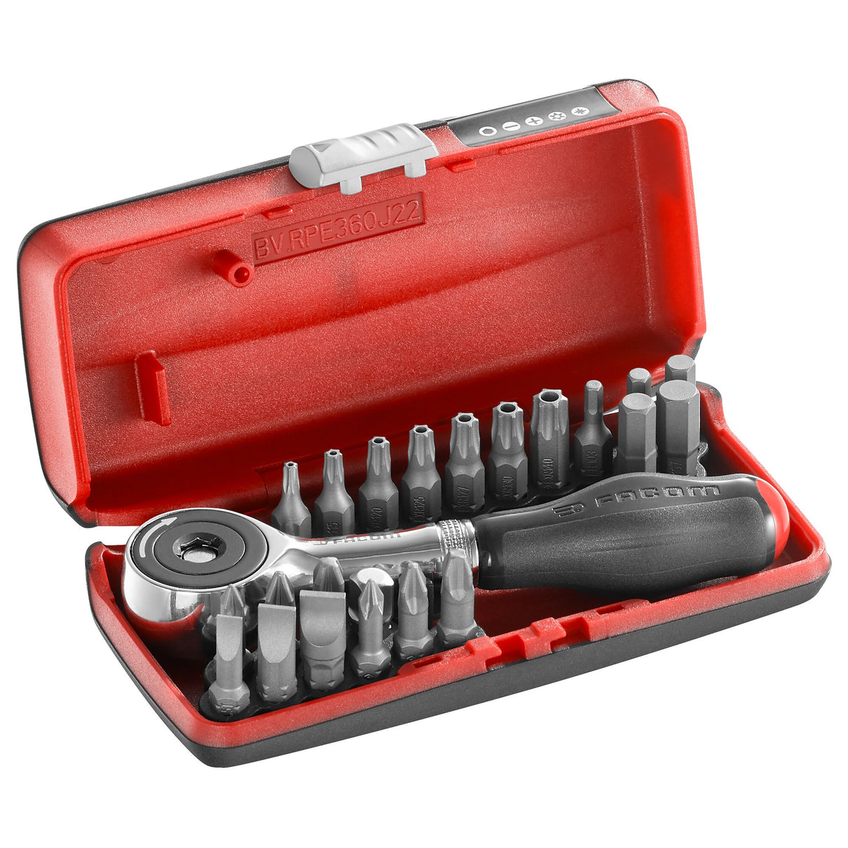 1/4 Bits & R.Pe360 Ratchet Set 22 Pc