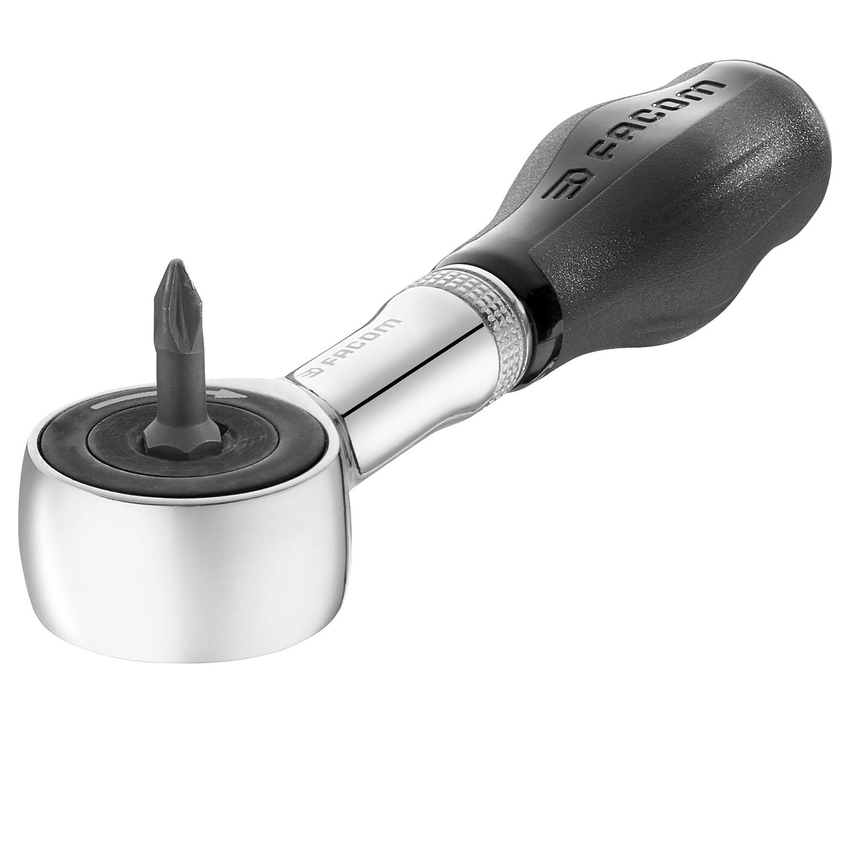 R.PE360 - Ratel voor bits met draaibare handgreep, 1/4"