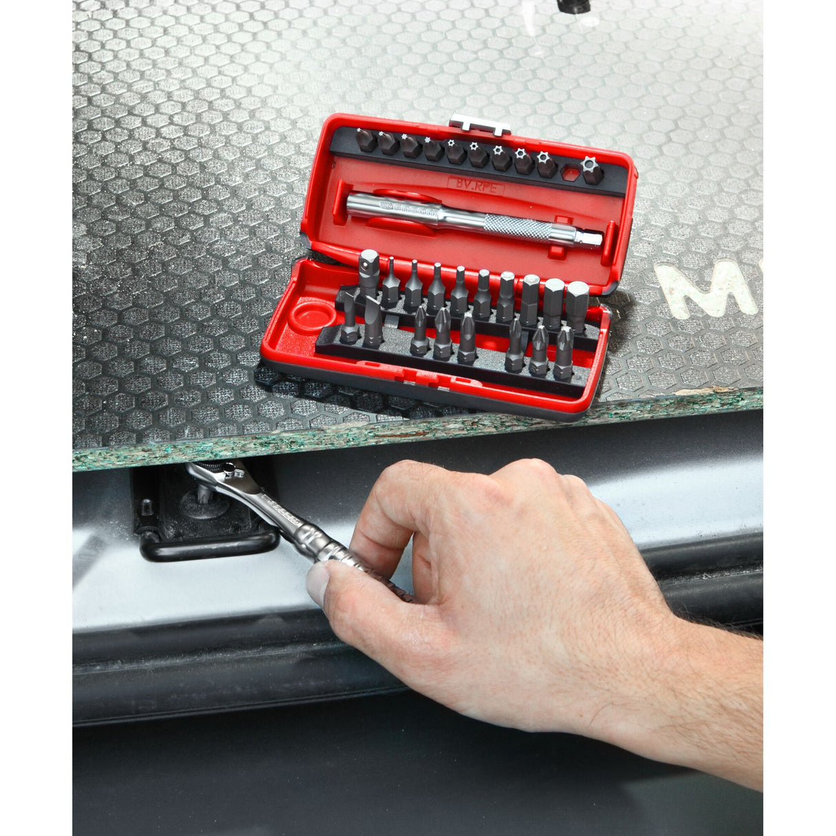 Koffer met bits 1/4" - 31 stuks - R.PE