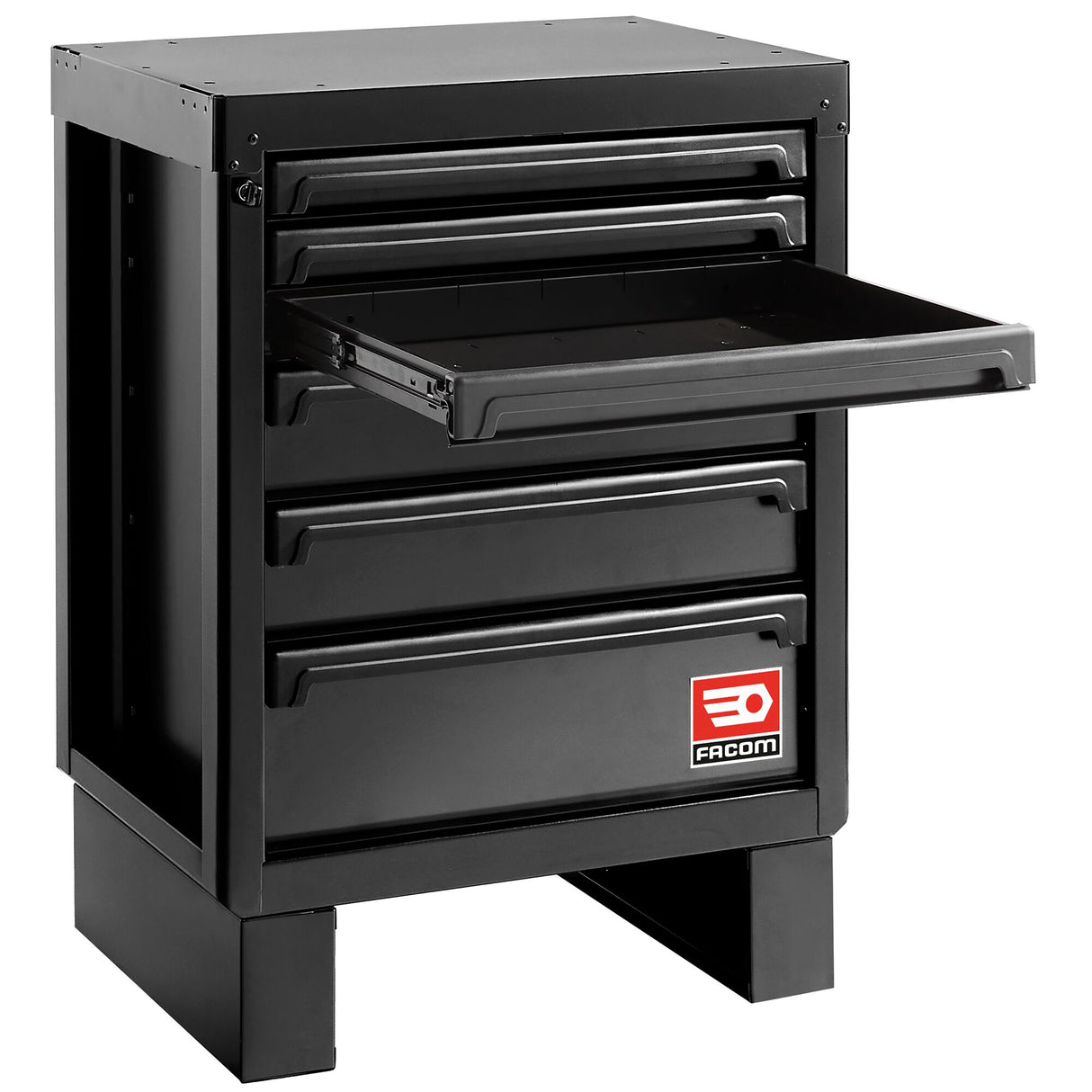 Rws2 Zwart Lage Kast Met 6 Lades