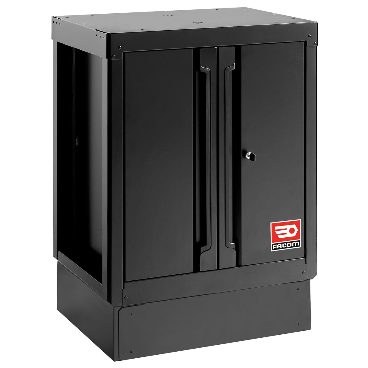 Rws2 Lage Kast Met Zwarte Deuren