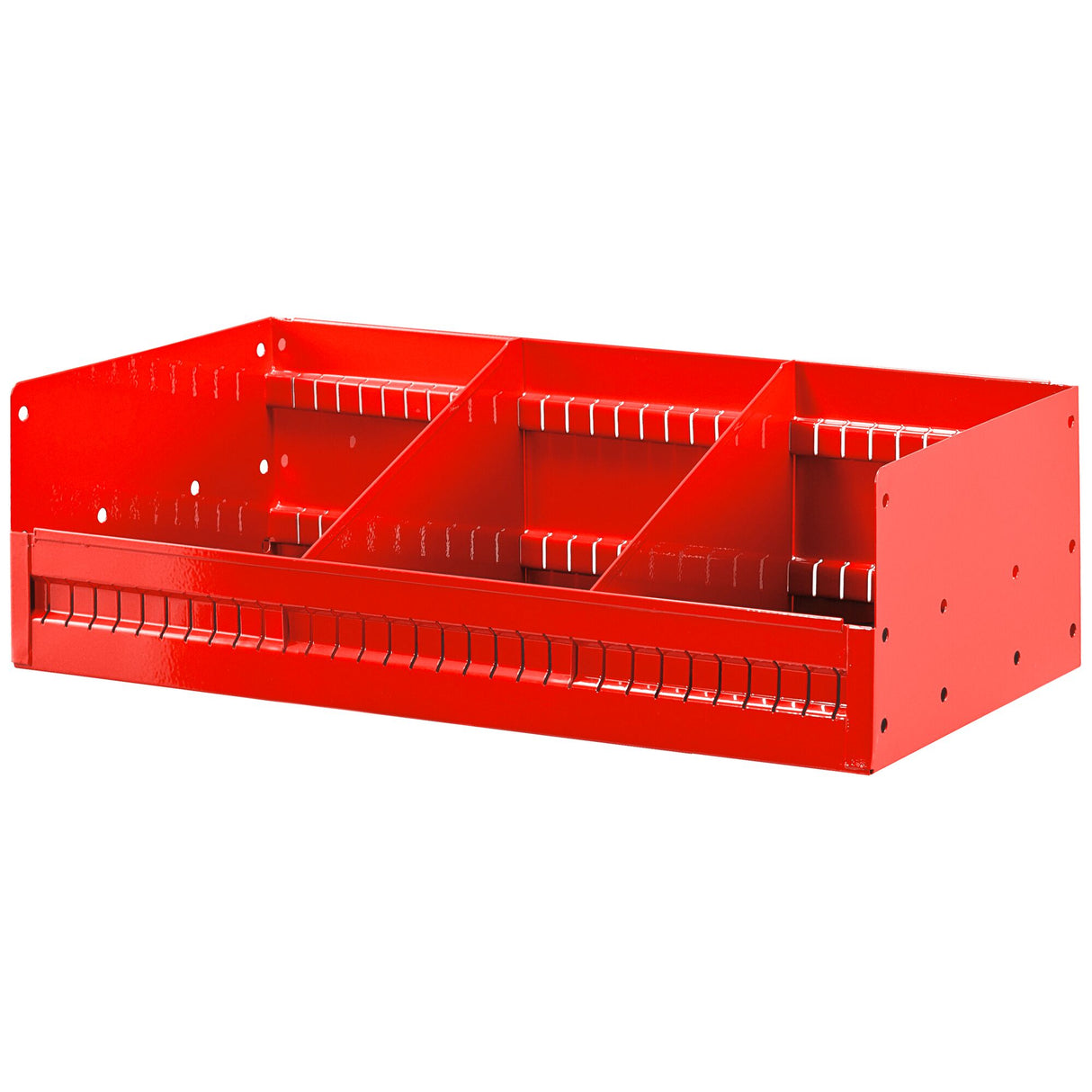Schuine legplankmet 2 verwijderbare tussenschotten 435x275x185mm