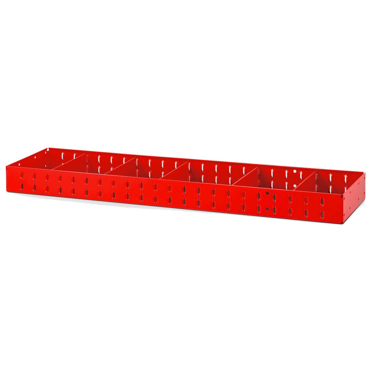 Legplank met 5 verwijderbare tussenschotten 1177,5x275x90mm