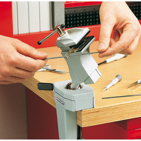Micro-Tech® bankschroef met kogelklem