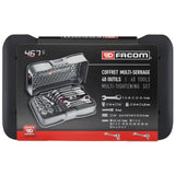 Compacte multi-service set vast-en losdraaien 1/4``, metrische maten