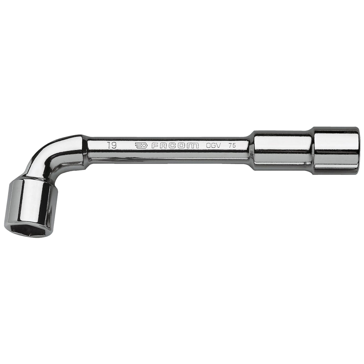 Clé à pipe débouchée forgée 6 pans x 6 pans en pouces