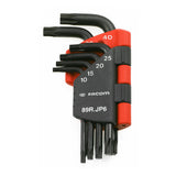 Haakse Torx® sleutels in houder