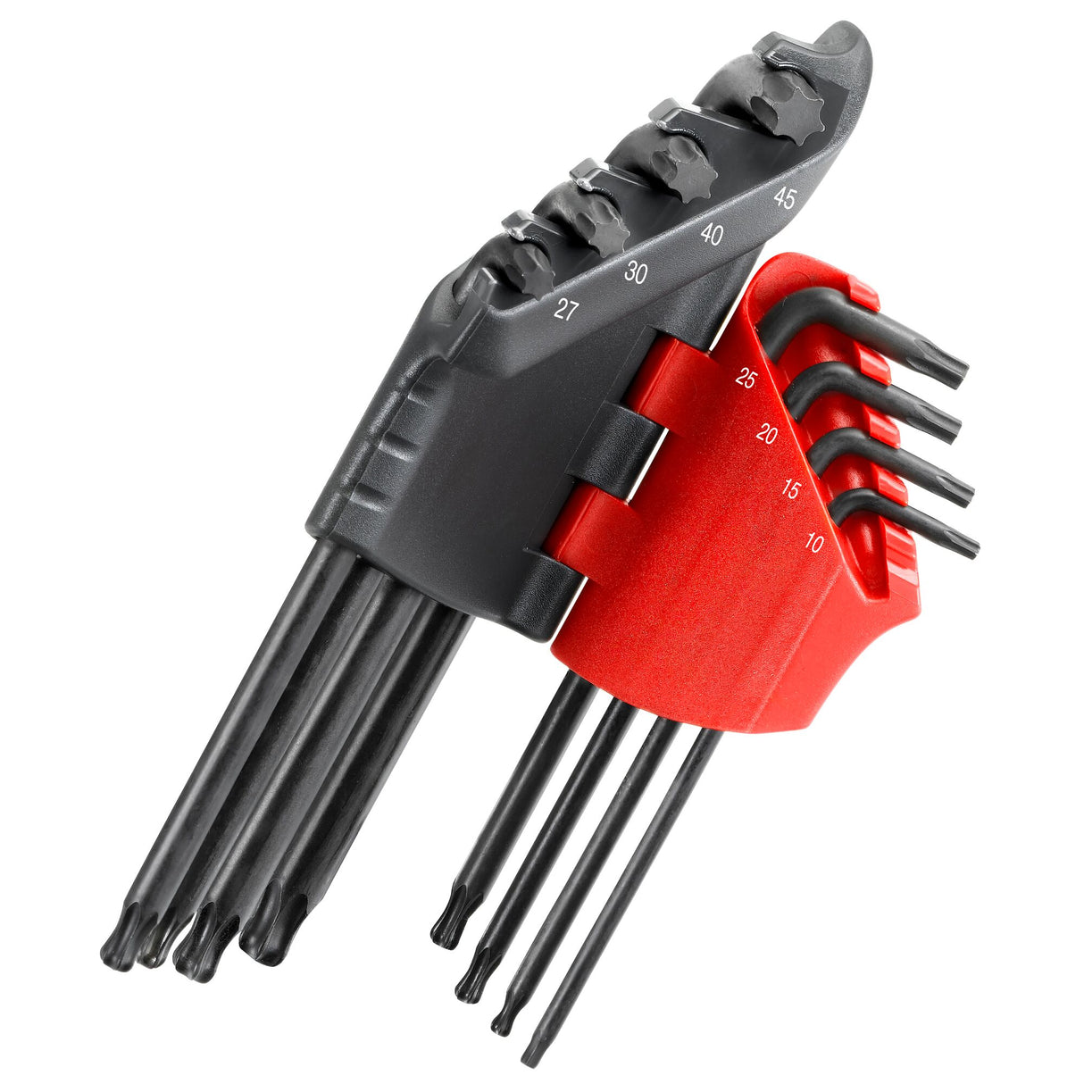 Haakse Torx® sleutels in houder