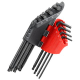 Haakse Torx® sleutels in houder