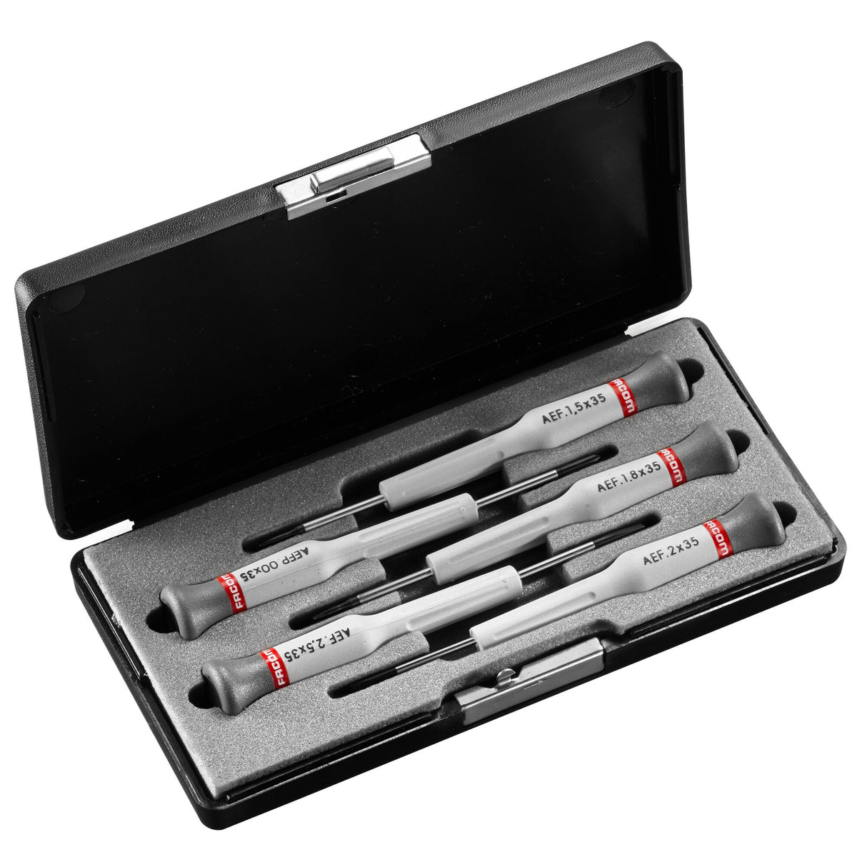 Doos met 5 Micro-Tech® schroevendraaiers voor Sleuf en Phillips® schroeven