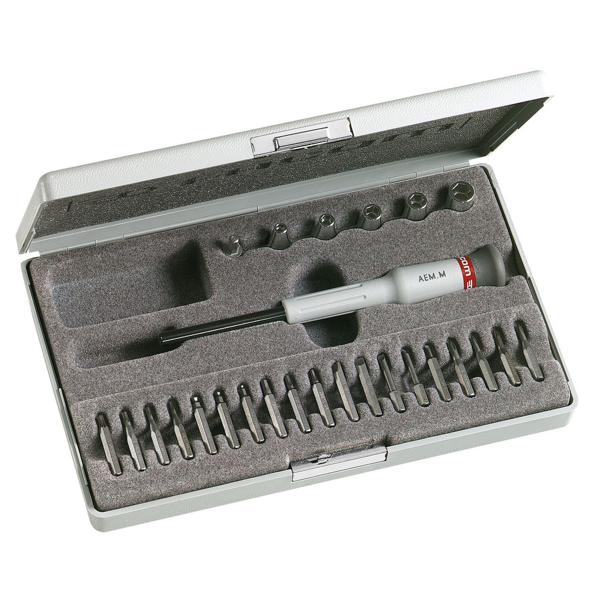 Set met 26 stuks Micro-Tech® gereedschap - Dophouder + bits + doppen