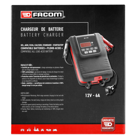 Acculader 12 V 6A