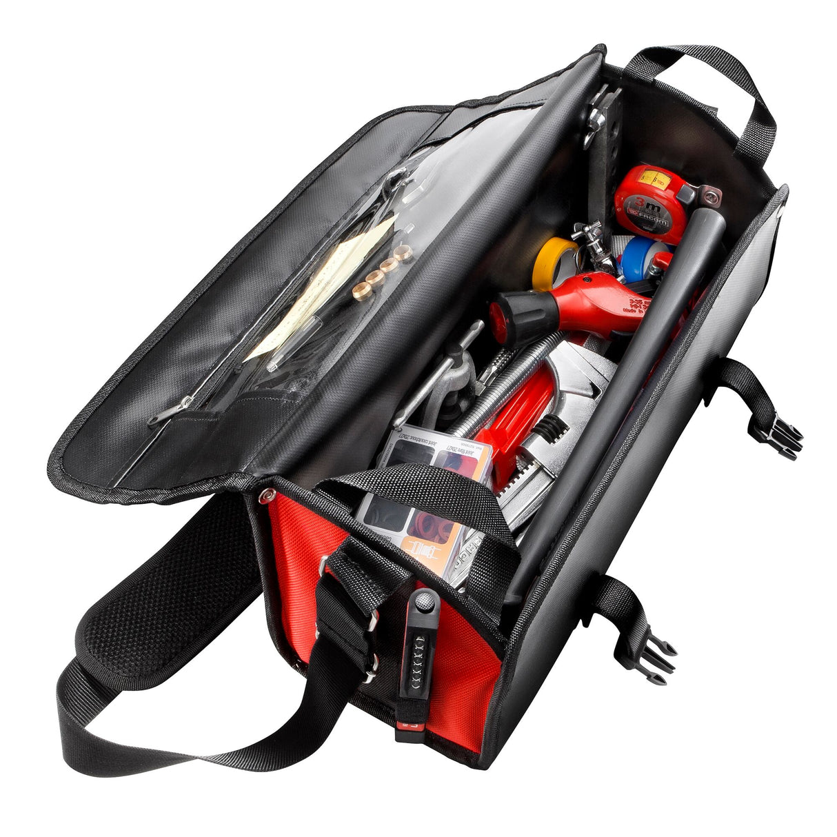 Stoffen tas van gecoat PVC 50 cm