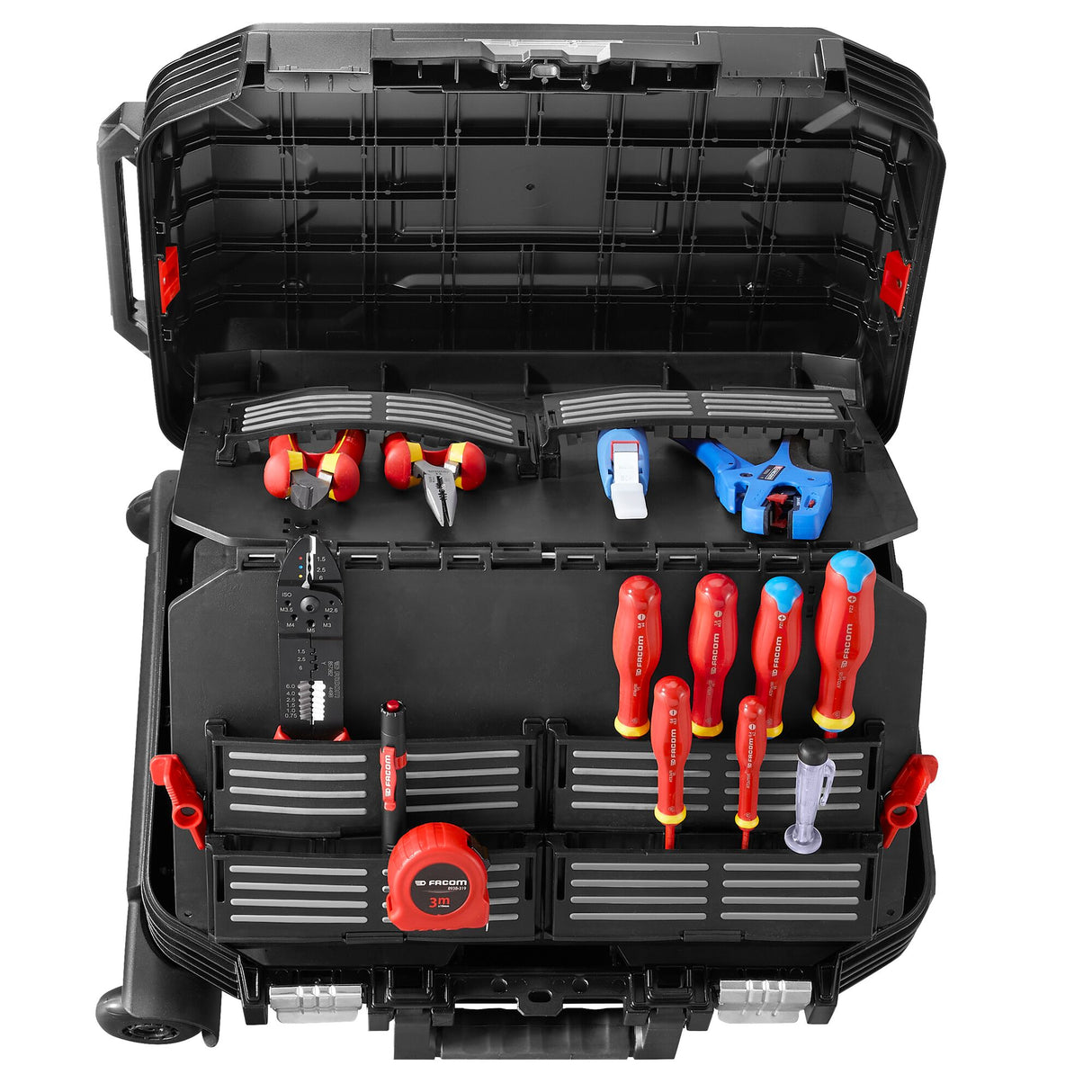 gevulde koffer elektricien - 15 delig