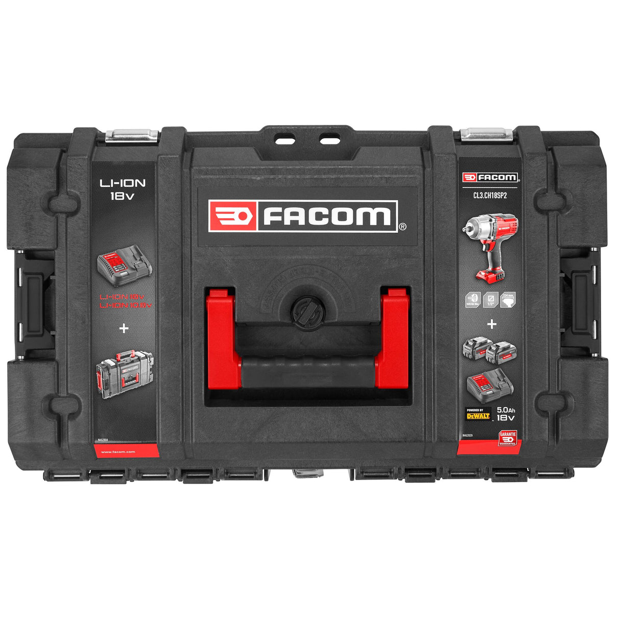 High Perf Slagmoersleutel 1/2" 18V 5.0Ah Op Accu