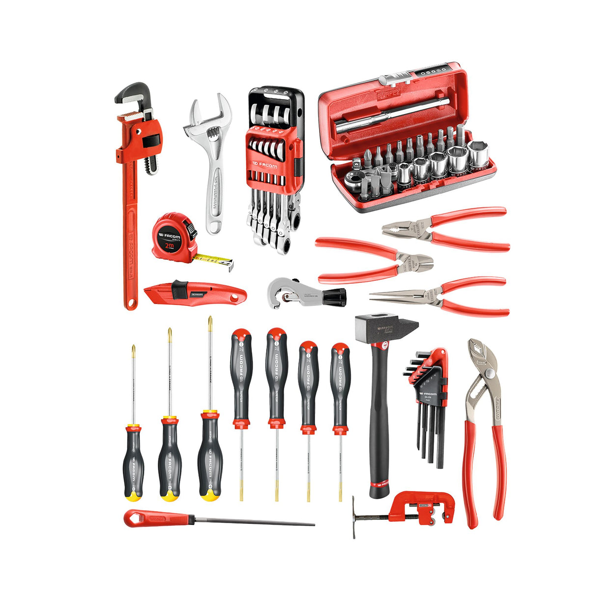 Set voor de loodgieter met 67 stuks gereedschap