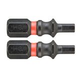 ENH.1 - Flextorq schroevendraaierbits voor slagschroevendraaiers, 25 mm lang, 2 stuks