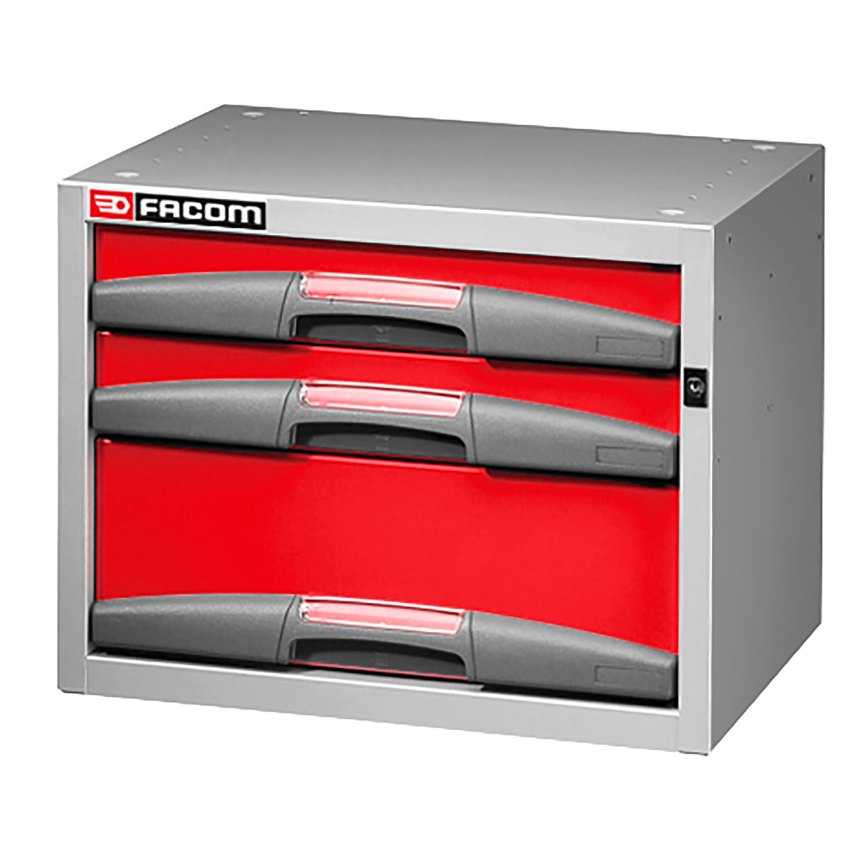 Lage kast met 3 laden 495mm