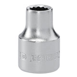 J.T - Dop standaard 3/8" 12-kant in metrische maten