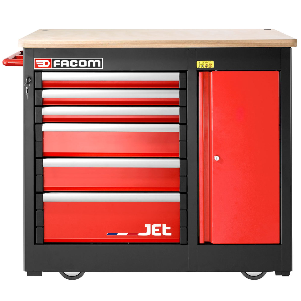 Mobiele werkbank met 6 laden - 3 modules per lade HEAVY DUTY