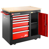 Mobiele werkbank met 6 laden - 3 modules per lade HEAVY DUTY