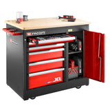 Mobiele werkbank met 6 laden - 3 modules per lade HEAVY DUTY