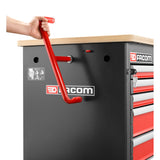 Mobiele werkbank met 6 laden - 3 modules per lade HEAVY DUTY