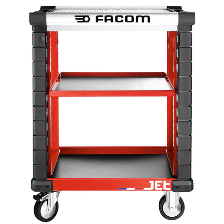 JET.UC3SM3A  - Werkplaatswagen met werkblad en 2 legplanken
