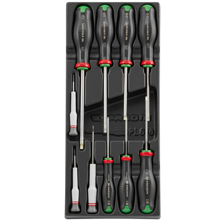 Modules Protwist® schroevendraaiers op een kunststof inlay