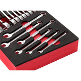 Module 17 Ringsteeksleutels Ogv® Van 6 Tot 24 Mm Op Inlay Van Foam