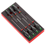 Module 7 Protwist® schroevendraaiers op een inlay van foam