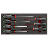 Module 7 Protwist® schroevendraaiers op een inlay van foam