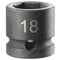 [NSS.18A] STUBBY IMPACT DOPPEN 1/2" 6-KANT METRISCHE MATEN