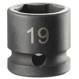 STUBBY IMPACT DOPPEN 1/2" 6-KANT METRISCHE MATEN