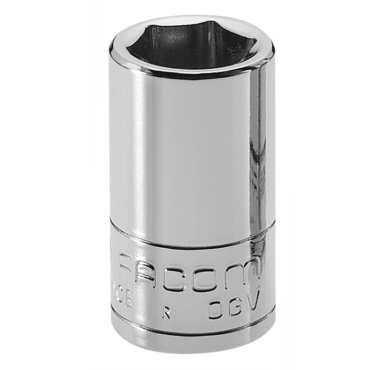 R - Doppen 1/4" 6-kant, metrisch