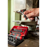Nano Ultra Compacte Doppenset 1/4" Met Ratel R.360 - 6 Kant