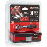 Set van 6-punts 1/4"doppen - metrisch - R.360NANO