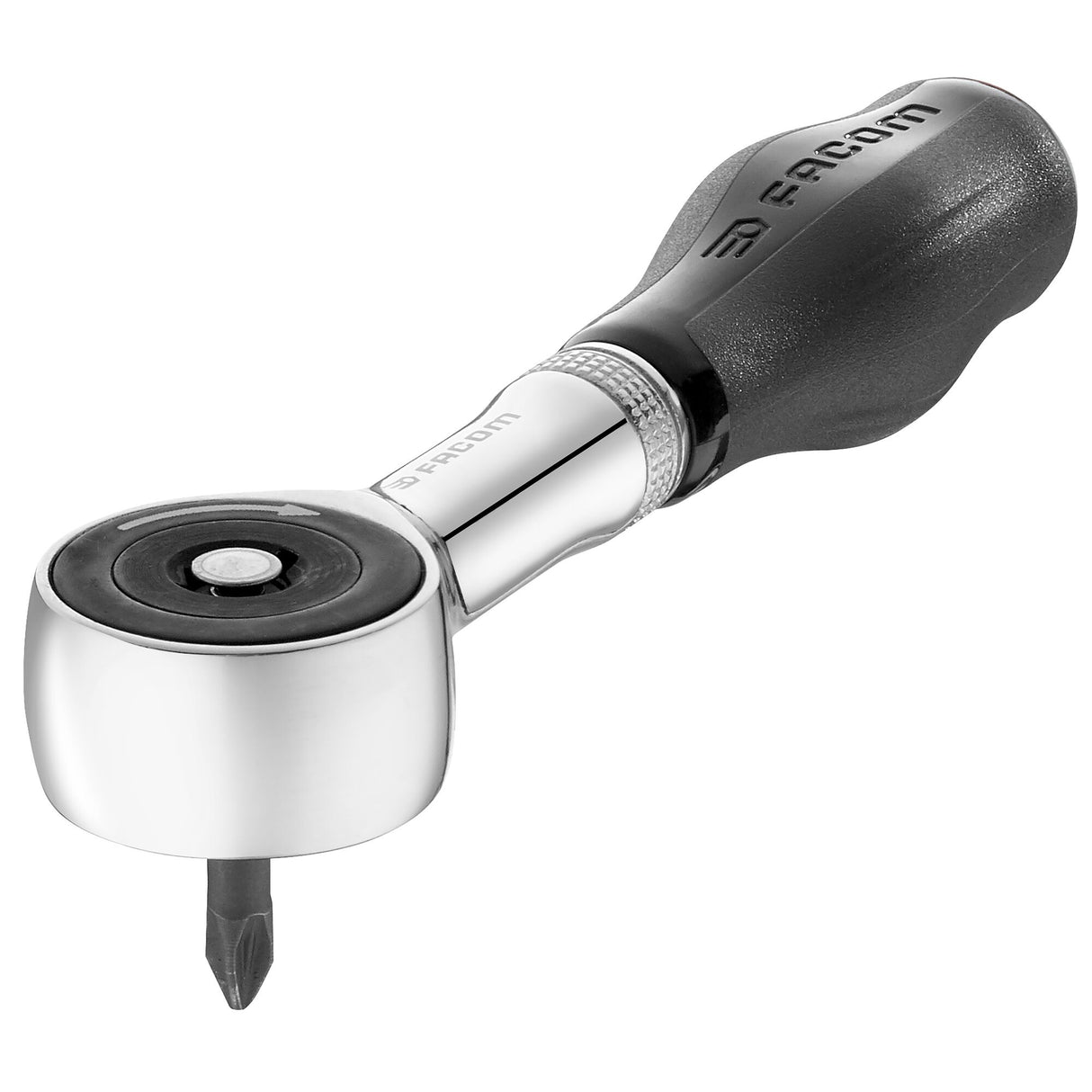 R.PE360 - Ratel voor bits met draaibare handgreep, 1/4"